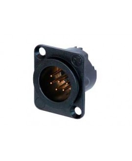 NEUTRIK NC6MD-LX-B Connettori a panello XLR