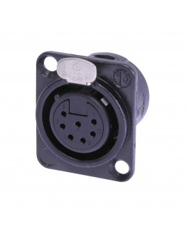 NEUTRIK NC7FD-L-B-1 XLR Chassis Connectors
