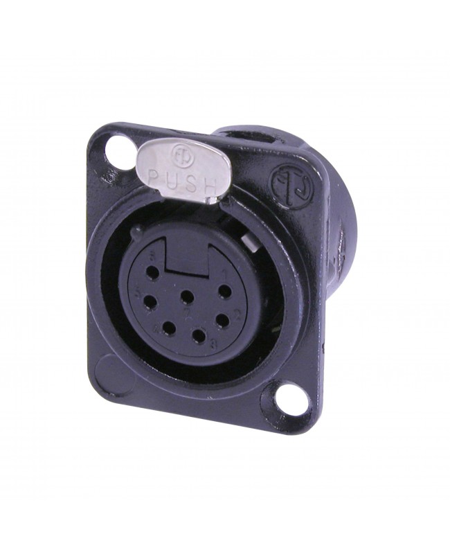 NEUTRIK NC7FD-L-B-1 XLR Chassis Connectors
