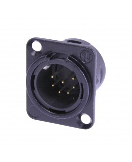 NEUTRIK NC7MD-L-B-1 XLR Chassis Connectors