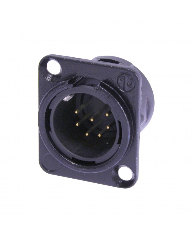 NEUTRIK NC7MD-L-B-1 Connettori a panello XLR