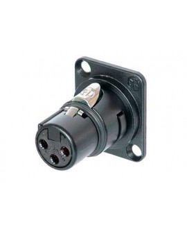 NEUTRIK NM3FD-B XLR Einbausteckverbinder