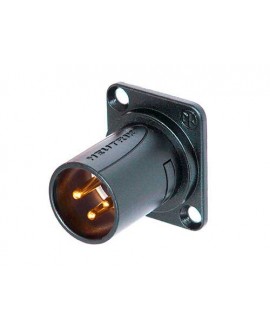 NEUTRIK NM3MD-B XLR Chassis Connectors
