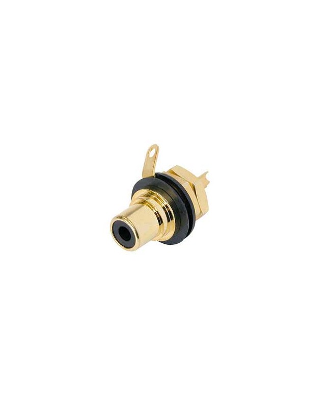 REAN NYS367-0 NEGRO Phono (RCA) Chassis Connectors