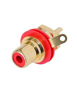 REAN NYS367-2 ROJO Phono (RCA) Chassis Connectors