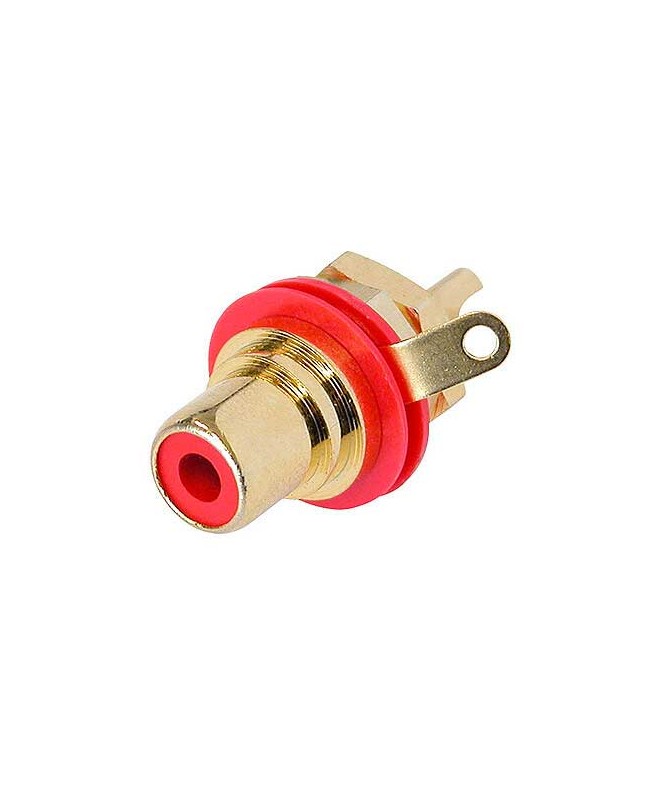 REAN NYS367-2 ROJO Connettori a panello RCA