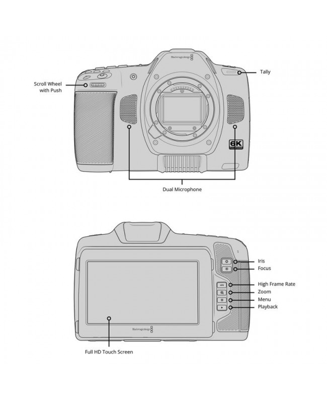 Blackmagic Design Blackmagic Cinema Camera 6K Cineprese digitali professionali