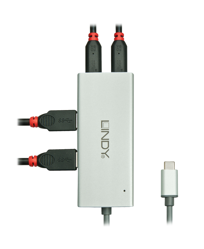 LINDY 4 Port USB 3.1 Type C Hub Accessories