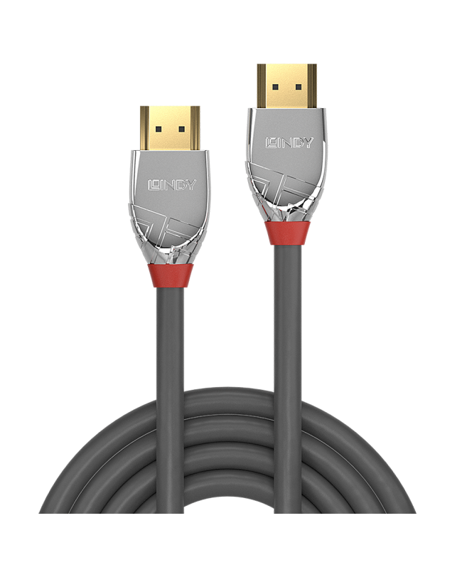 LINDY 10.0m High Speed HDMI Kabel, Cromo Line HDMI Monitor Kabel