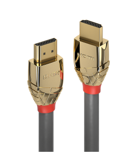 LINDY 0.5m High Speed HDMI Cable, Gold Line HDMI Monitor Cables