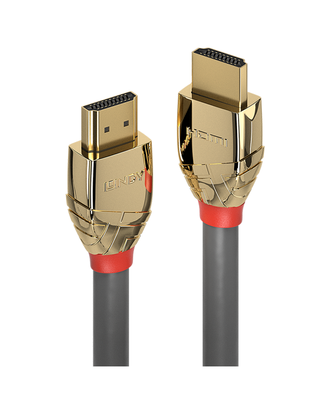 LINDY 0.5m High Speed HDMI Cable, Gold Line HDMI Cables