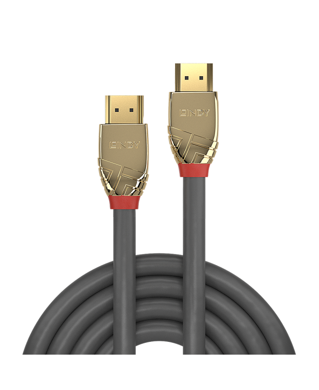 LINDY 2.0m High Speed HDMI Cable, Gold Line HDMI Cables