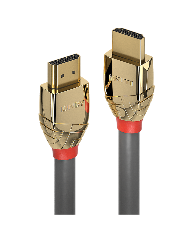 LINDY 2.0m High Speed HDMI Cable, Gold Line HDMI Cables