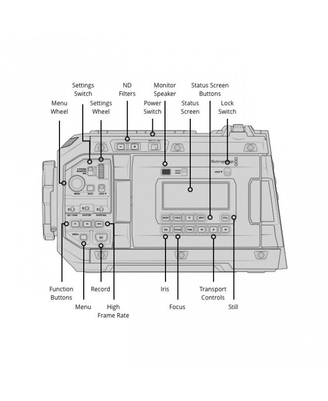 Blackmagic Design Blackmagic URSA Cine 12K LF 100G Cineprese digitali professionali