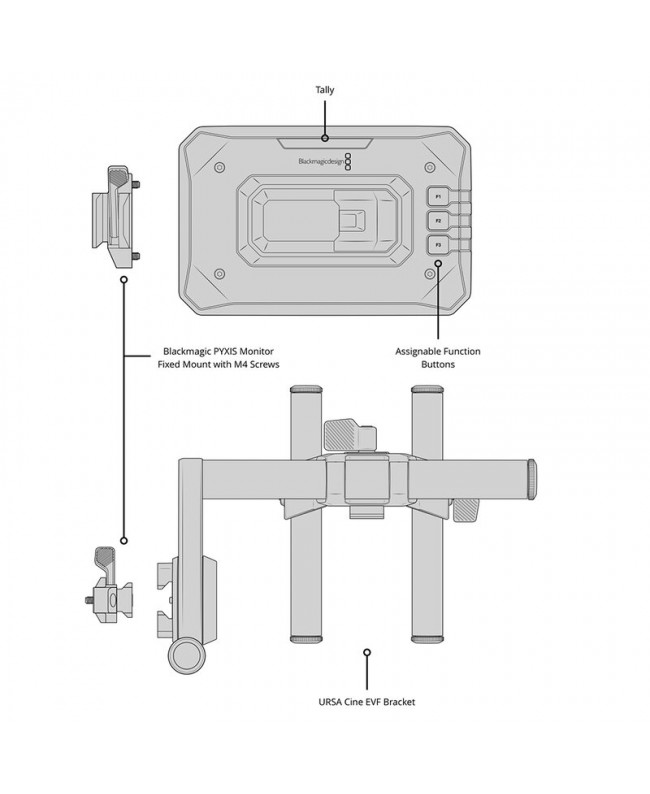 Blackmagic Design Blackmagic PYXIS Monitor EVF Kit Zubehör für Digitalfilmkameras