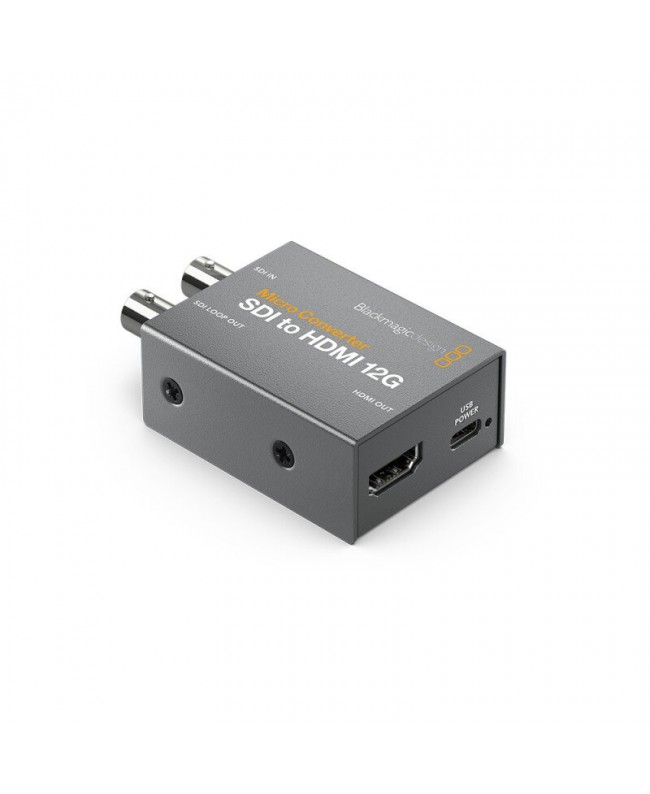 Blackmagic Design Micro Converter SDI to HDMI 12G Convertitori Segnale Video