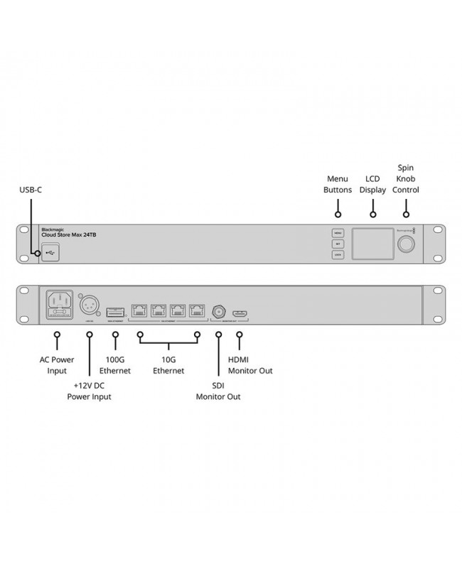 Blackmagic Design Blackmagic Cloud Store Max 24TB Lettori & registratori video