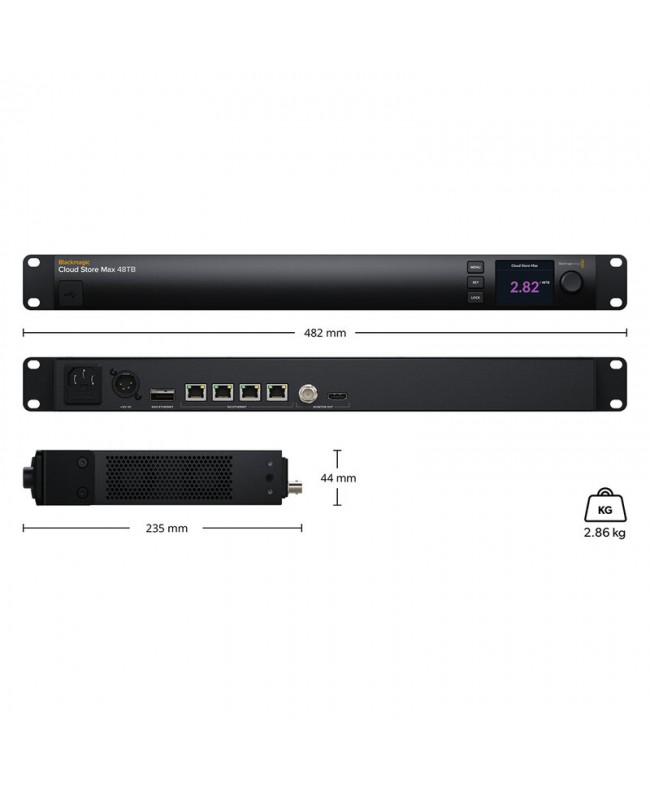 Blackmagic Design Blackmagic Cloud Store Max 48TB Lettori & registratori video