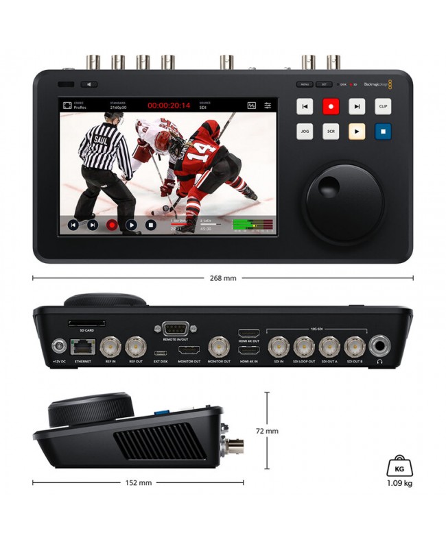 Blackmagic Design HyperDeck Shuttle 4K Pro 2TB Video Players & Recorders