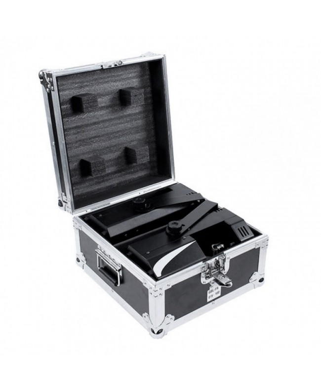 BoomTone DJ FlightCase 2 Dymano Scan LED Cases for spotlights