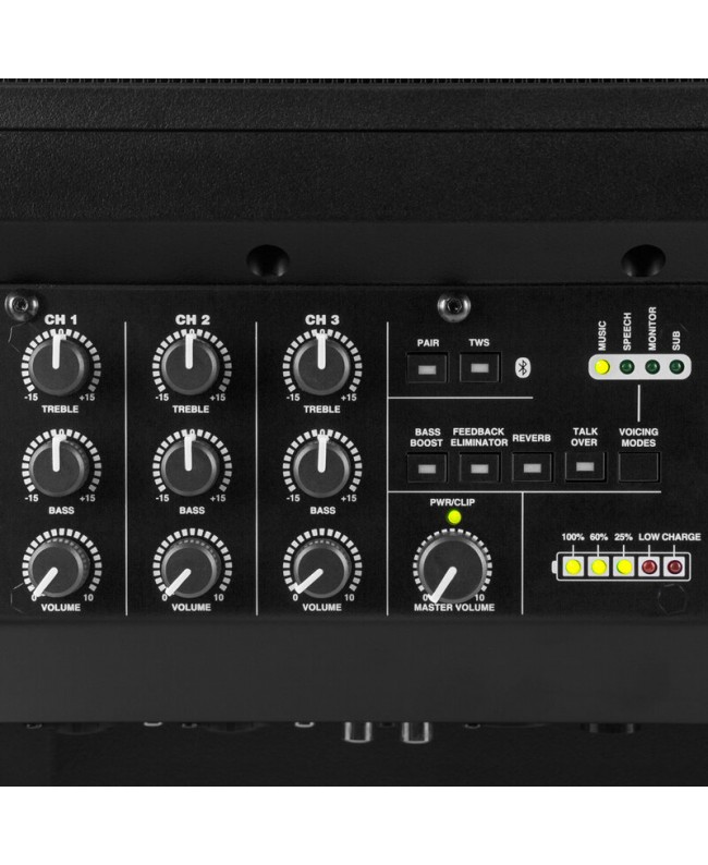 BoomTone DJ GoSound 800 Akkubetriebene PA-Lautsprecher