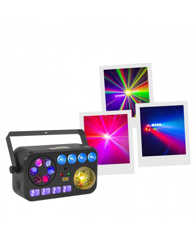 BoomTone DJ LightShow 6FX LED Effekte