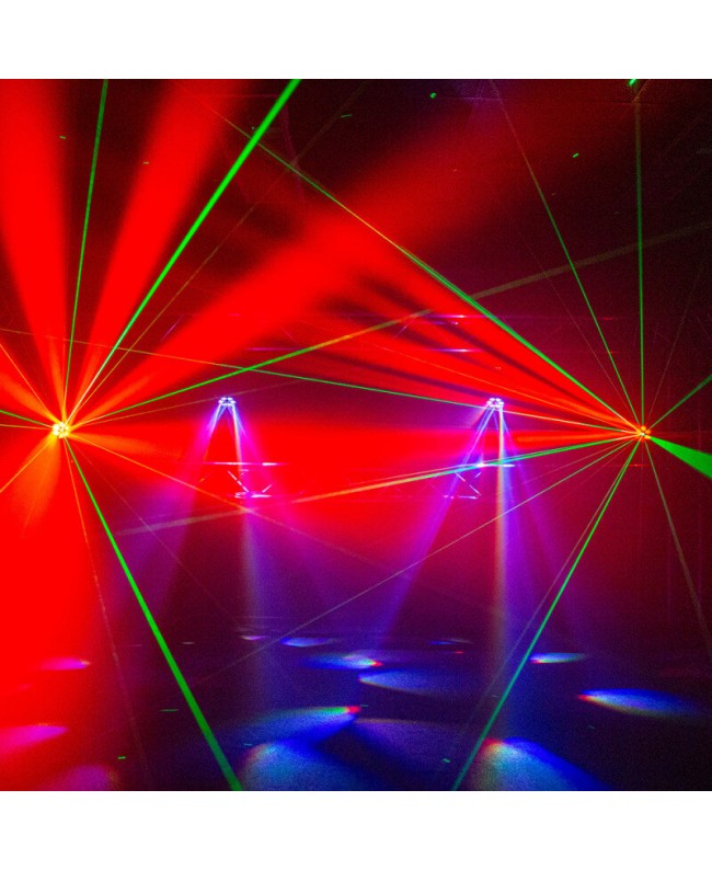 BoomTone DJ Moving BeeFX-LZR Movinglights Wash