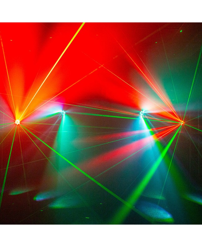 BoomTone DJ Moving BeeFX-LZR Movinglights Wash