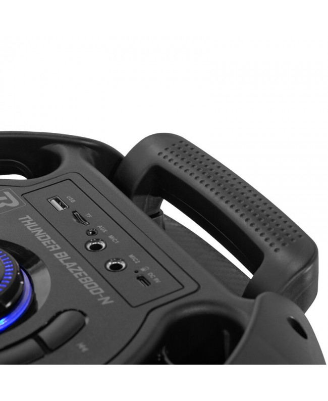 BoomTone DJ Thunder Blaze 800-N Akkubetriebene PA-Lautsprecher