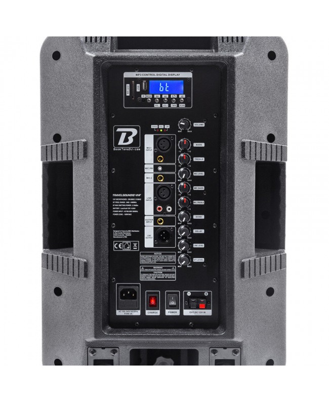 BoomTone DJ TRAVELSOUND12-VHF Diffusori a batteria
