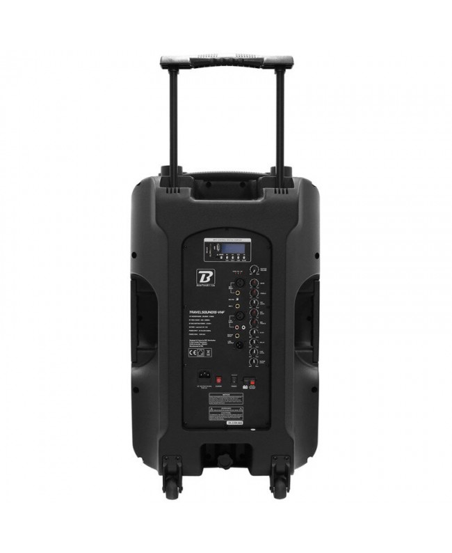 BoomTone DJ TRAVELSOUND15-VHF Akkubetriebene PA-Lautsprecher