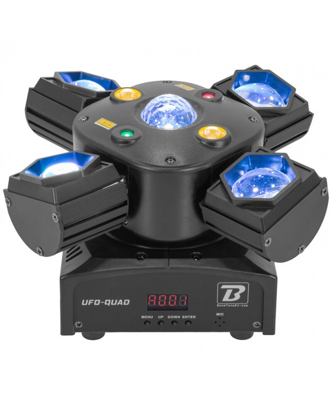 BoomTone DJ UFO-QUAD Effetti LED