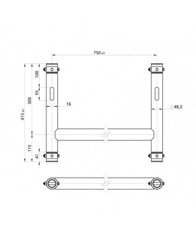 Briteq BT-TRUSS H-Frame Accessori per tralicci
