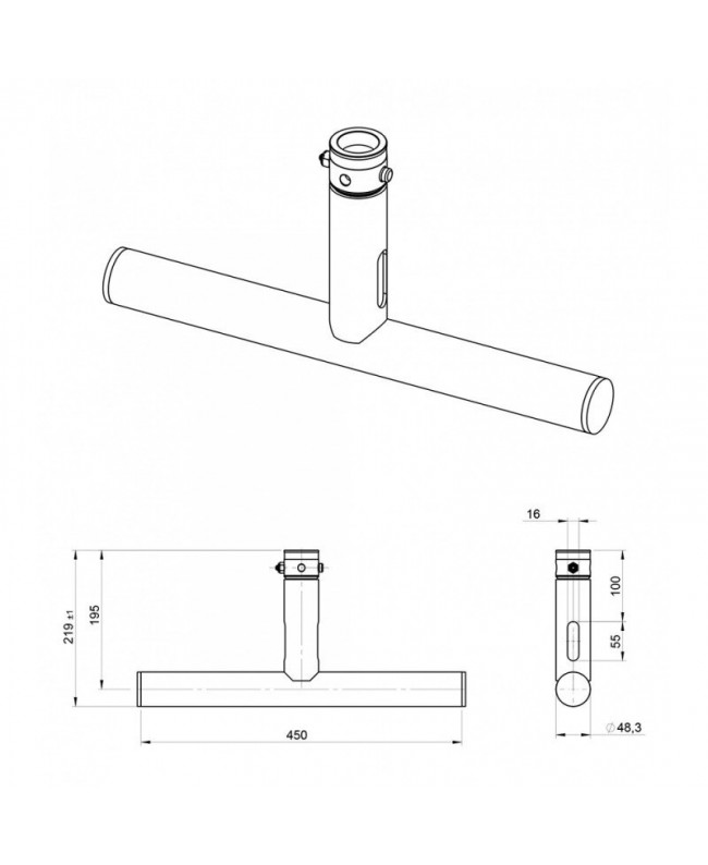 Briteq BT-TRUSS T-Drop 450x195 Traversenzubehör