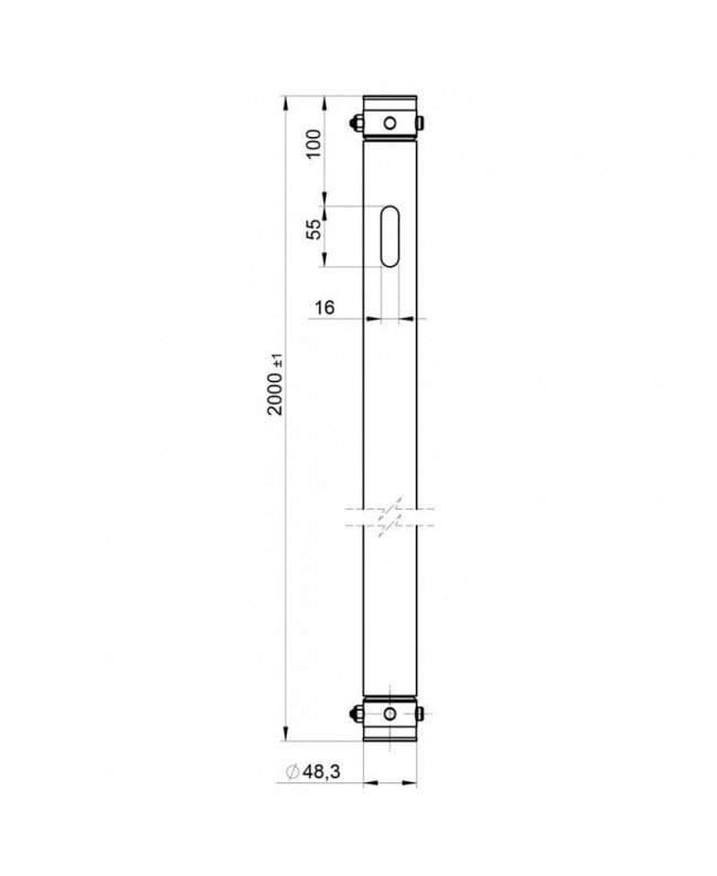 Briteq BT-TRUSS Tube 2000 Tubo singolo Pro