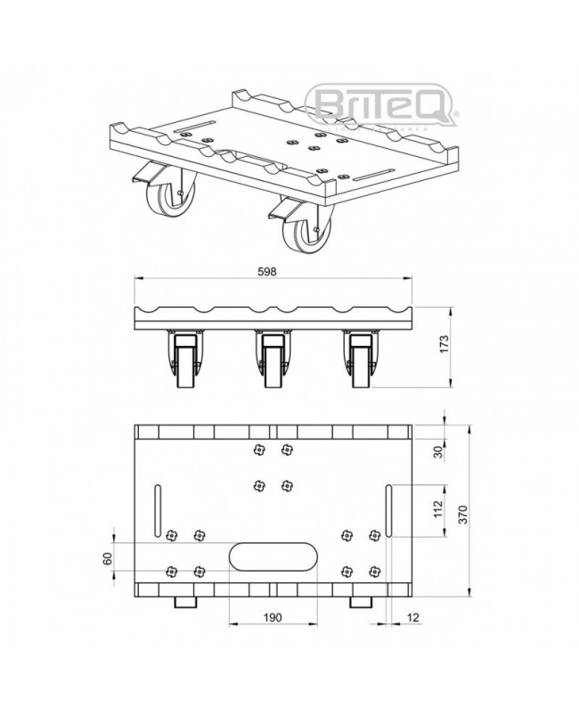 Briteq TROLLEY-BASE Traversenzubehör