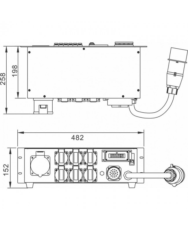 Briteq PD-32SH/GERMAN Verteiler