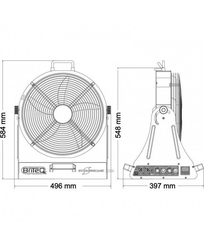 Briteq BT-HURRICANE Ventilatoren