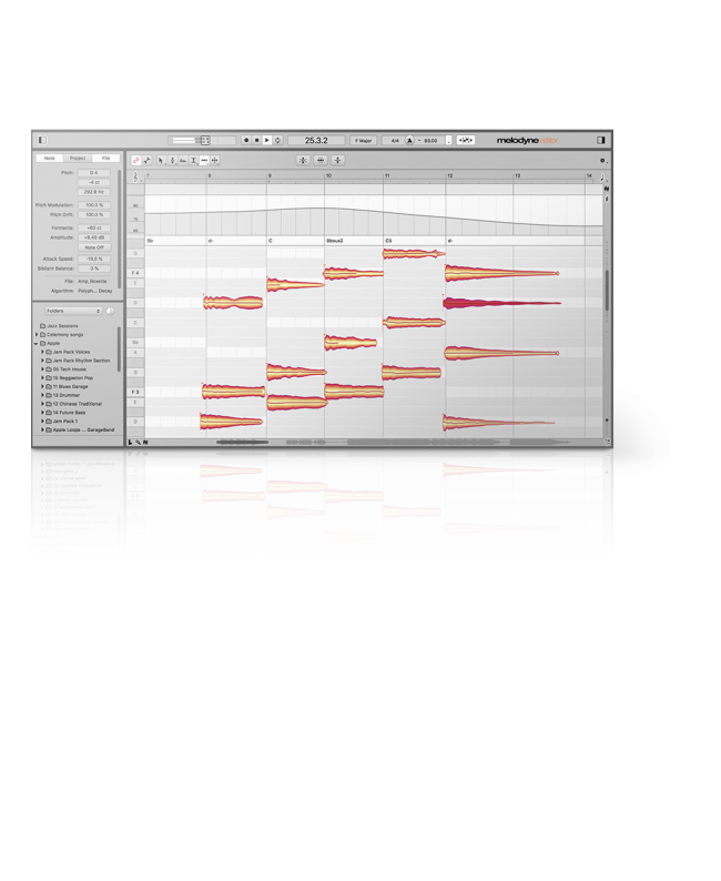 Celemony Melodyne 5 Editor Audio- & Effektplugins