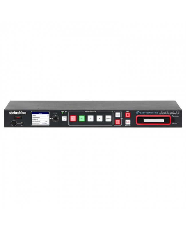 Datavideo iCast 10NDI MKII Mixer e Switcher di produzione