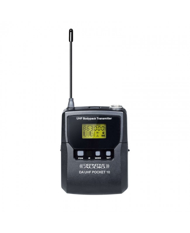 Definitive DA UHF POCKET_10 Trasmettitori