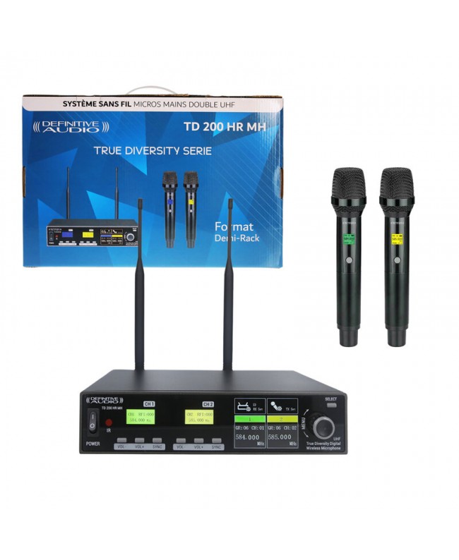 Definitive TD 200 HR MH Sistema wireless con trasmettitore palmare