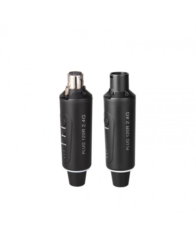 Definitive PLUG 120R 2.4G Sistema wireless con trasmettitore palmare