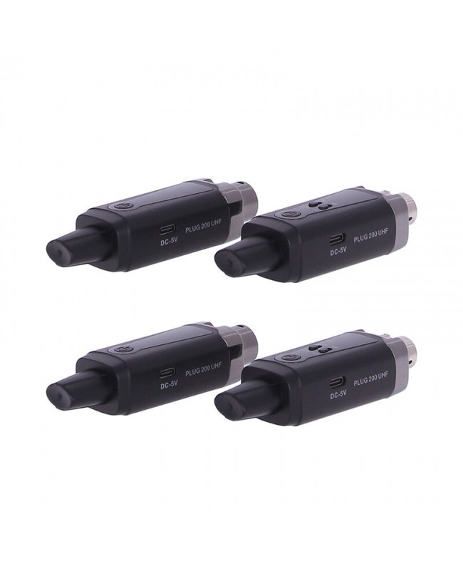 Definitive PLUG 200 UHF Sistema wireless con trasmettitore palmare