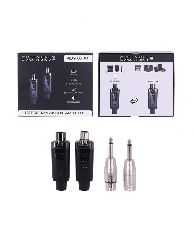 Definitive PLUG 100 UHF Handheld Wireless Systems