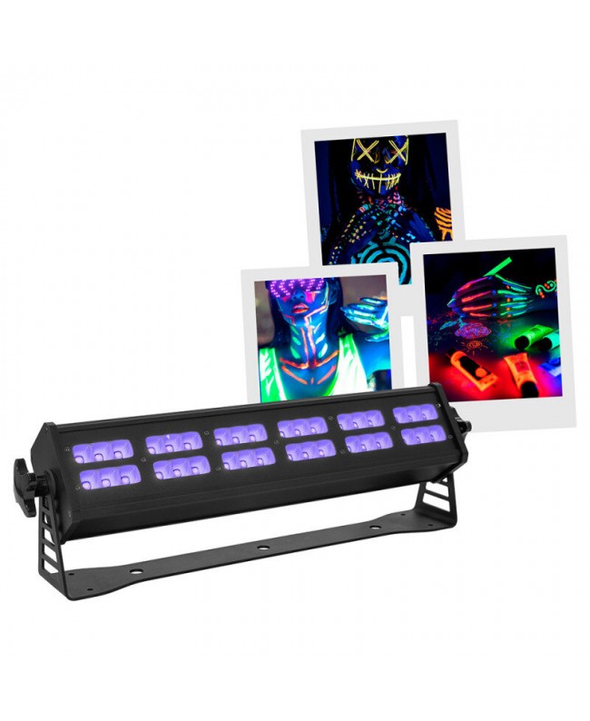 Evolite 36 X 5W UV LED Bar Blacklight