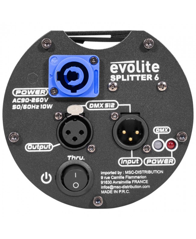 Evolite Splitter 6 DMX-Ausrüstung