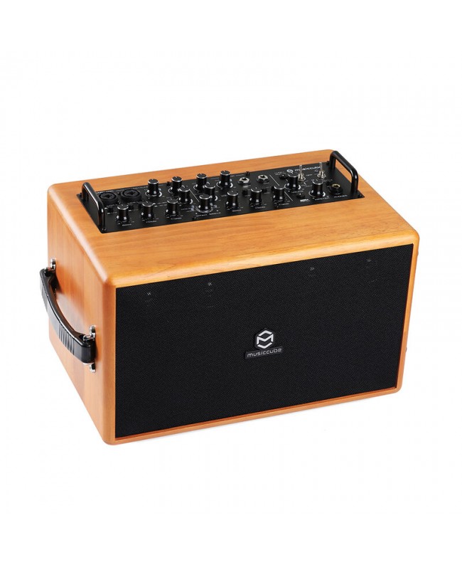 MUSICCUBE MA 90 Pro - Oak Akkubetriebene PA-Lautsprecher