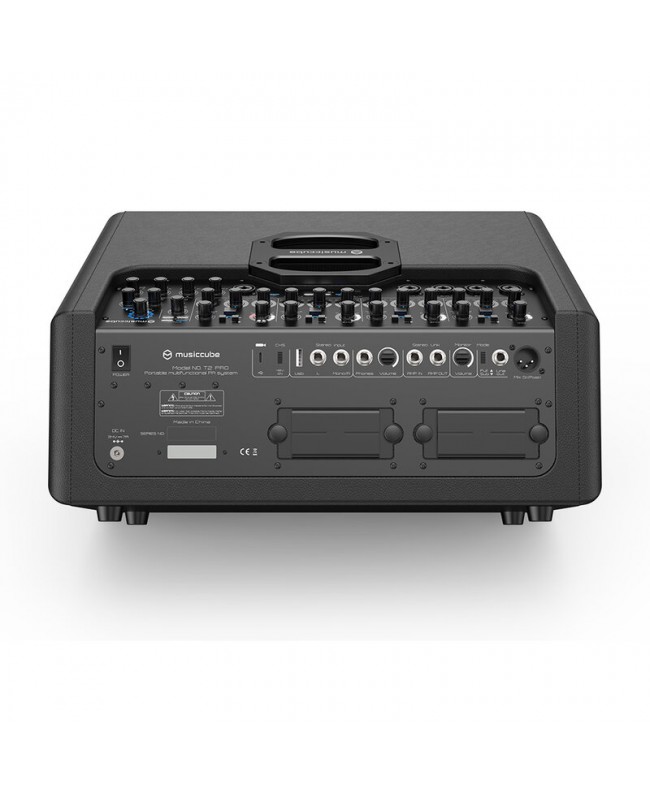 MUSICCUBE T2 Pro - Black Battery powered PA