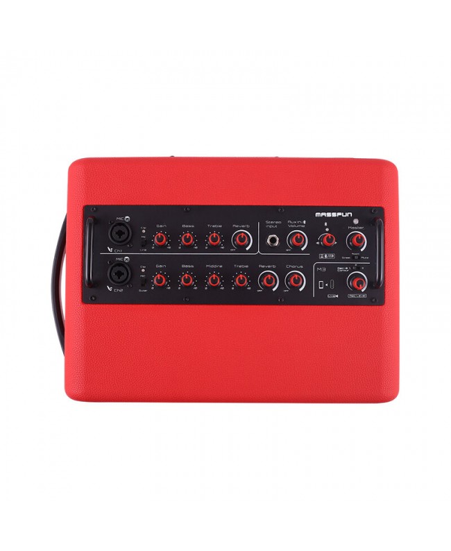 MUSICCUBE M3 - Red Akkubetriebene PA-Lautsprecher